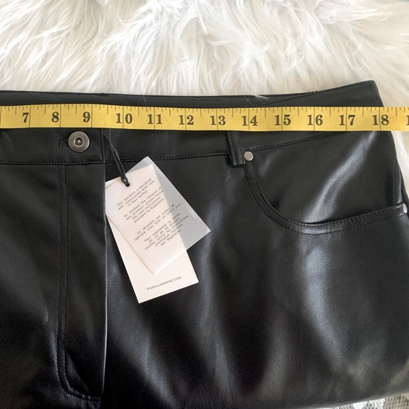 7 FOR ALL MANKIND Trouser Pleather Pant - Picture 6 of 9
